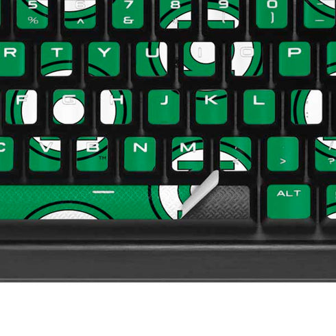 DC Comics Green Lantern Logo Pattern K95 RGB PLATINUM Mechanical Gaming Keyboard Skin