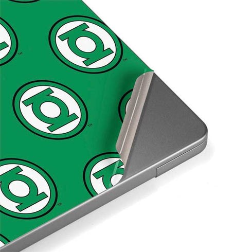 DC Comics Green Lantern Logo Pattern Apple MacBook Pro 14-inch Skin