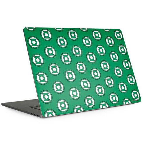 DC Comics Green Lantern Logo Pattern MacBook Skins