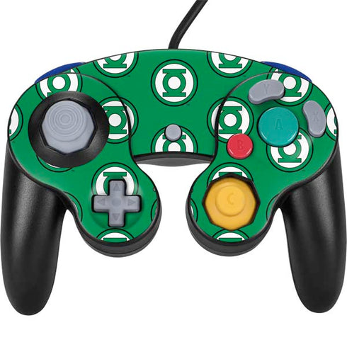 DC Comics Green Lantern Logo Pattern Nintendo Skins