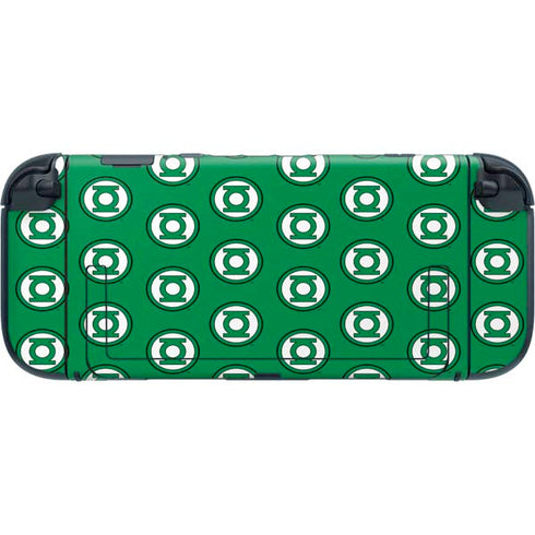 DC Comics Green Lantern Logo Pattern Nintendo Switch 2 (2025) with Joy-Con Skin