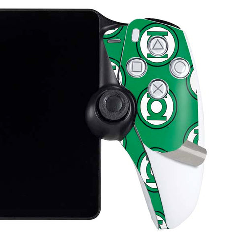 DC Comics Green Lantern Logo Pattern PlayStation Portal Remote Player Skin