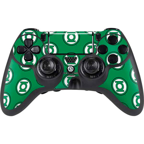 DC Comics Green Lantern Logo Pattern PlayStation PS4 Skins