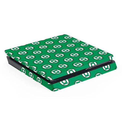DC Comics Green Lantern Logo Pattern PlayStation PS4 Skins