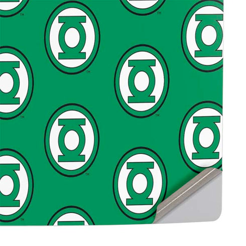 DC Comics Green Lantern Logo Pattern PS5 Pro Console Skin