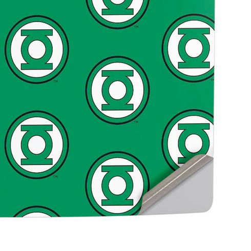 DC Comics Green Lantern Logo Pattern PS5 Pro Disk Console Skin
