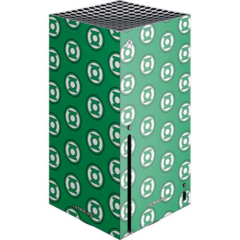 DC Comics Green Lantern Logo Pattern Xbox Series X Skins