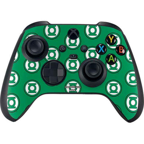 DC Comics Green Lantern Logo Pattern Xbox Series X Skins