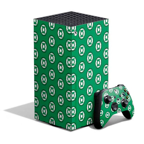 DC Comics Green Lantern Logo Pattern XBox Series X Digital Edition Bundle Skin
