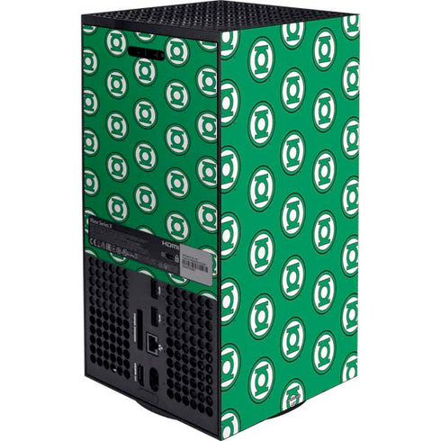 DC Comics Green Lantern Logo Pattern XBox Series X Digital Edition Bundle Skin