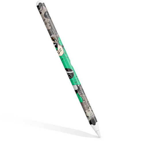 DC Comics Green Lantern Vintage Action Pose Pattern Apple Pencil (2nd Gen 2019) Skin