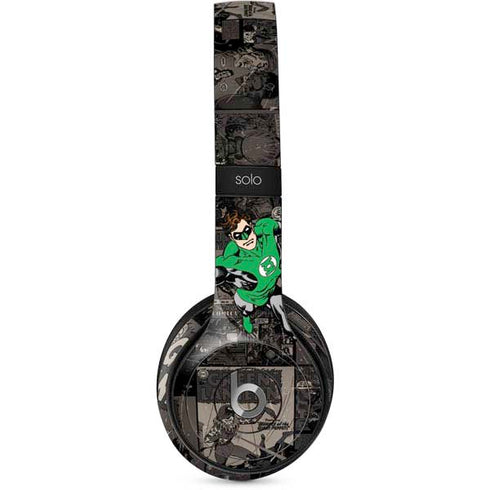 DC Comics Green Lantern Vintage Action Pose Pattern Beats Solo 2 Wired Skin