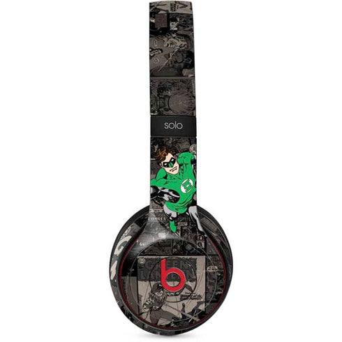DC Comics Green Lantern Vintage Action Pose Pattern Beats Solo 3 Wireless Skin