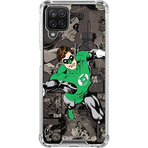 DC Comics Green Lantern Vintage Action Pose Pattern Galaxy Cases