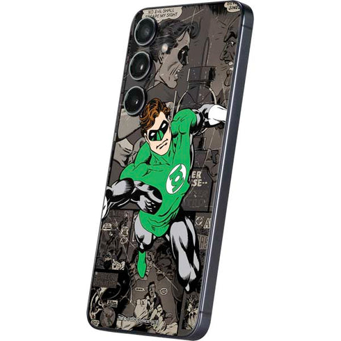 DC Comics Green Lantern Vintage Action Pose Pattern Galaxy A16 5G Skin