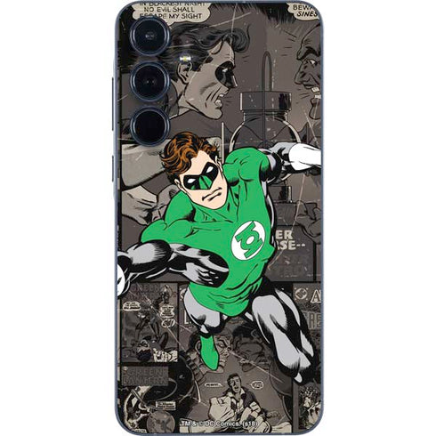 DC Comics Green Lantern Vintage Action Pose Pattern Galaxy A35 5G Skin