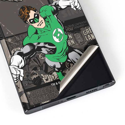 DC Comics Green Lantern Vintage Action Pose Pattern Galaxy Skins