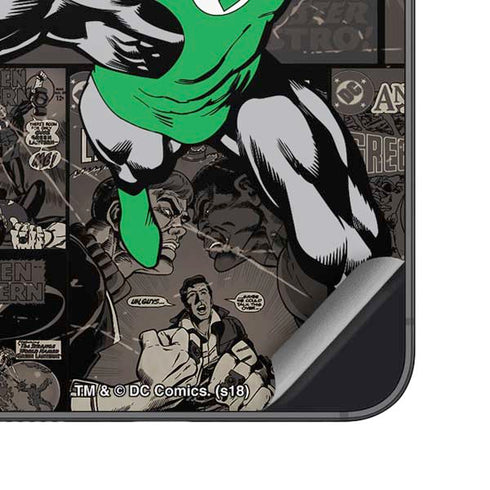 DC Comics Green Lantern Vintage Action Pose Pattern Galaxy S25 Plus Skin