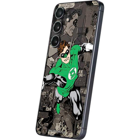 DC Comics Green Lantern Vintage Action Pose Pattern Galaxy S24 Skin