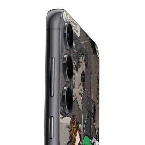 DC Comics Green Lantern Vintage Action Pose Pattern Galaxy S25 Skin