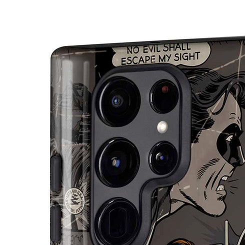 DC Comics Green Lantern Vintage Action Pose Pattern Galaxy S25 Ultra Impact Case
