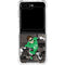 DC Comics Green Lantern Vintage Action Pose Pattern Galaxy Z Flip6 Clear Case