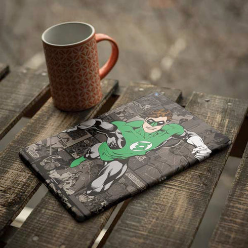 DC Comics Green Lantern Vintage Action Pose Pattern iPad Skins