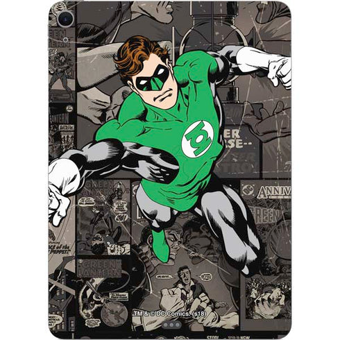DC Comics Green Lantern Vintage Action Pose Pattern Apple iPad Air Skin