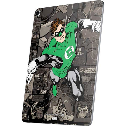 DC Comics Green Lantern Vintage Action Pose Pattern Apple iPad Air Skin