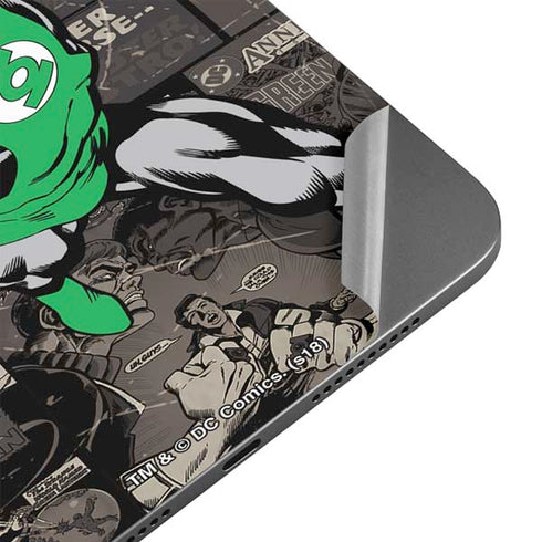 DC Comics Green Lantern Vintage Action Pose Pattern Apple iPad Mini Skin