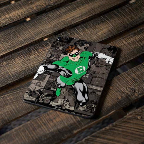 DC Comics Green Lantern Vintage Action Pose Pattern Apple iPad Pro Skin
