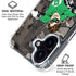 DC Comics Green Lantern Vintage Action Pose Pattern iPhone 16 Plus Clear Case