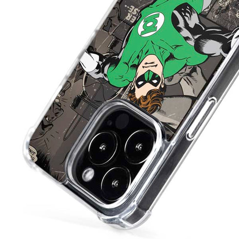 DC Comics Green Lantern Vintage Action Pose Pattern iPhone 16 Pro Max MagSafe Case