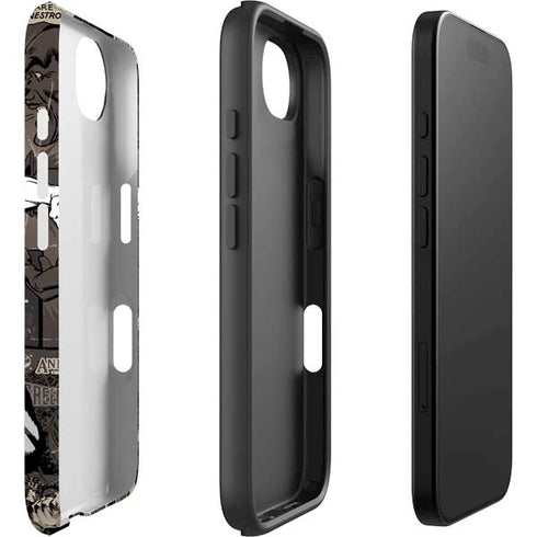 DC Comics Green Lantern Vintage Action Pose Pattern iPhone 16e Impact Case