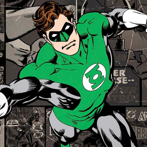 DC Comics Green Lantern Vintage Action Pose Pattern iPhone XS Max Skin