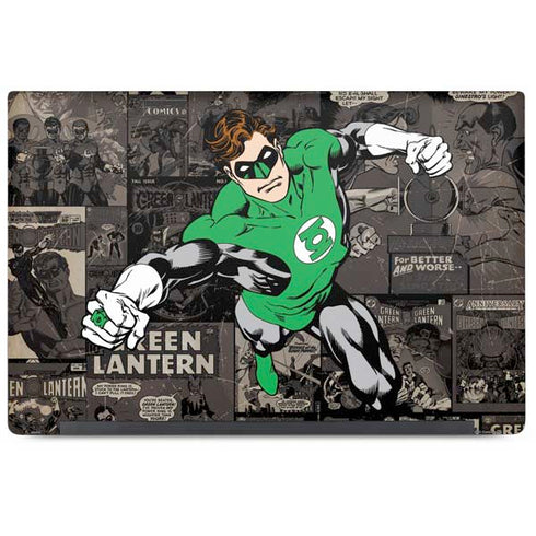 DC Comics Green Lantern Vintage Action Pose Pattern Dell Latitude Skin