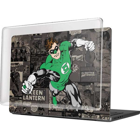DC Comics Green Lantern Vintage Action Pose Pattern MacBook Pro 14in (2021-24) Case plus Skin