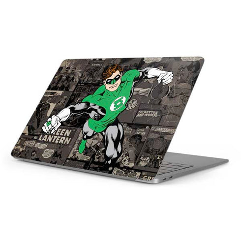 DC Comics Green Lantern Vintage Action Pose Pattern Apple MacBook Pro 16-inch Skin