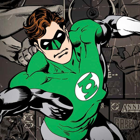 DC Comics Green Lantern Vintage Action Pose Pattern Moto G6 Skin
