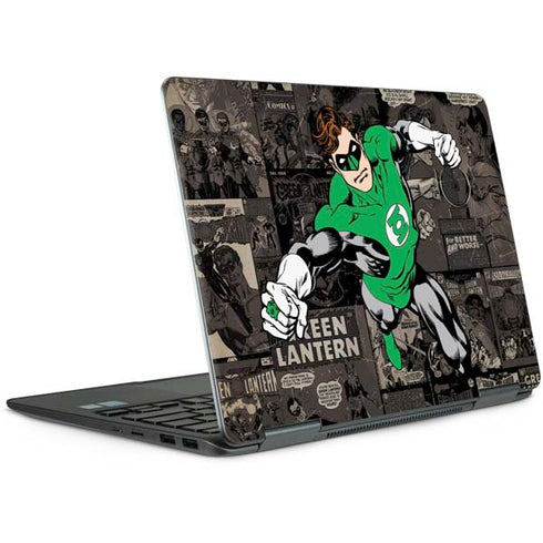 DC Comics Green Lantern Vintage Action Pose Pattern Notebook 9 Pro 13in (2017) Skin