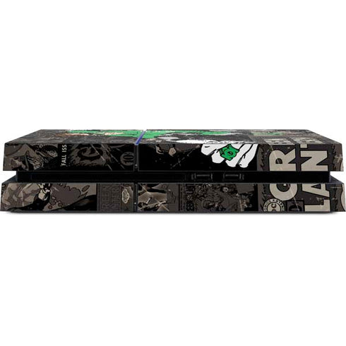 DC Comics Green Lantern Vintage Action Pose Pattern PS4 Console Skin