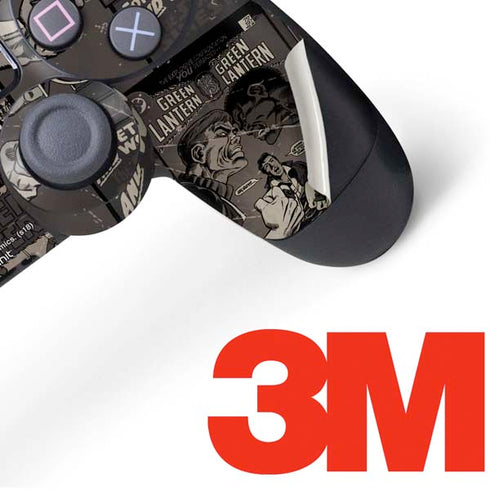 DC Comics Green Lantern Vintage Action Pose Pattern PS4 Controller Skin