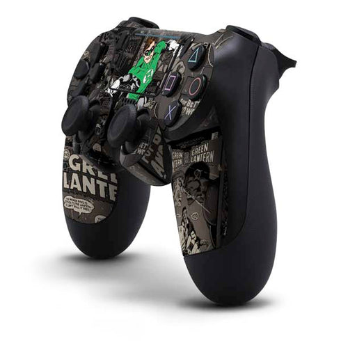 DC Comics Green Lantern Vintage Action Pose Pattern PS4 Pro/Slim Controller Skin