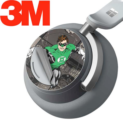 DC Comics Green Lantern Vintage Action Pose Pattern Surface Headphones Skin