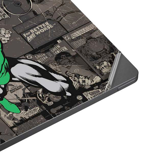 DC Comics Green Lantern Vintage Action Pose Pattern Surface Laptop 7 15in Skin