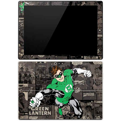 DC Comics Green Lantern Vintage Action Pose Pattern Surface Pro 3 Skin