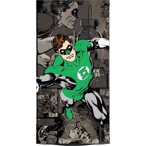 DC Comics Green Lantern Vintage Action Pose Pattern XBox Series X Digital Edition Console Skin