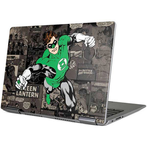 DC Comics Green Lantern Vintage Action Pose Pattern Yoga 710 14in Skin