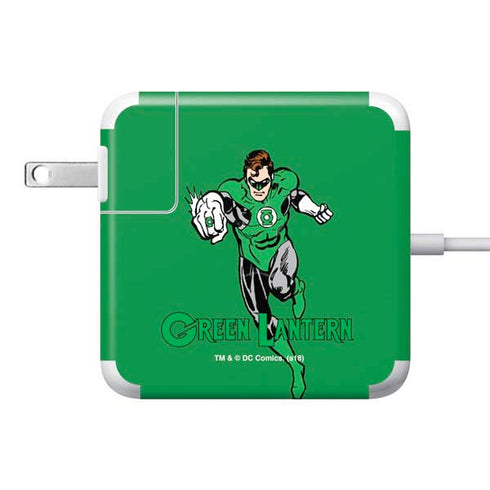 DC Comics Green Lantern Classic Art Pose 85W Power Adapter (15 and 17 inch MacBook Pro Charger) Skin
