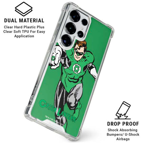 DC Comics Green Lantern Classic Art Pose Galaxy S25 Ultra Clear Case